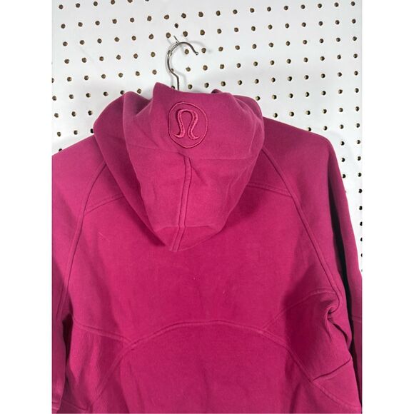 LULULEMON Scuba Oversized Half-Zip Hoodie XS/S Pomegranate - Picture 5 of 5